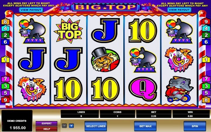 Big Top by Microgaming